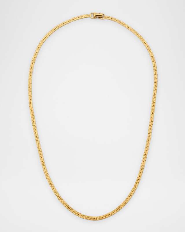 Textured Sparkle Chain Necklace